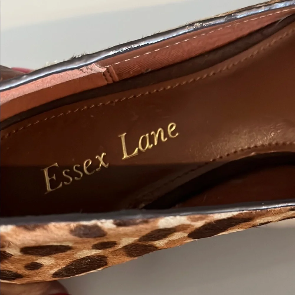 Essex Lane‎ Brown Tan Flats Sleek Slip-On Loafers